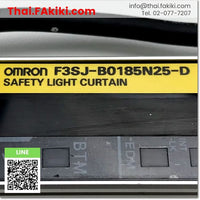 (D)Used*, F3SJ-B0185-25 Safety Light Curtain, เซนเซอร์ม่านแสงนิรภัย สเปค 8 beams, OMRON