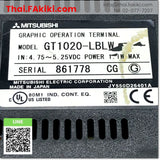 (D)Used*, GT1020-LBLW Graphic Operation Terminal, GOT, หน้าจอแสดงผล GOT สเปค DC5V 3.7Inch, MITSUBISHI