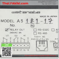 (C)Used, A5121-17 Digital Panel Meters, อุปกรณ์ที่ใช้รับค่า Input และแสดงผลออกมาทางหน้าจอ สเปค AC100-240V, WATANABE