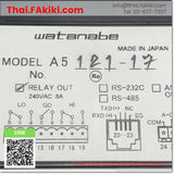 (C)Used, A5121-17 Digital Panel Meters, อุปกรณ์ที่ใช้รับค่า Input และแสดงผลออกมาทางหน้าจอ สเปค AC100-240V, WATANABE