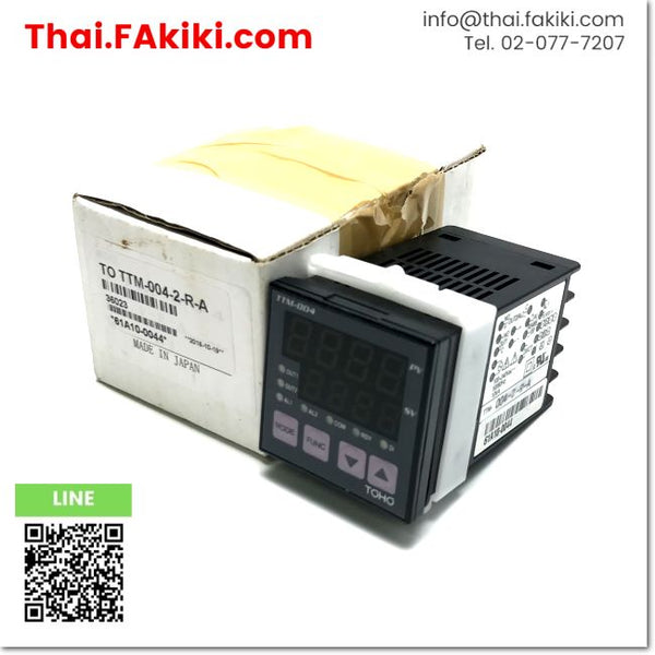 (C)Used, TTM-004-2-R-A Digital Temperature Controllers, เครื่องควบคุมอุณหภูมิ สเปค AC100-240V, TOHO