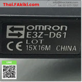 (C)Used, E3Z-D61 Photoelectronic Sensor, Photoelectric Sensor Specification DC12-24V 1.7m, OMRON 