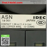(C)Used, ASN311 Selector Switch button, ปุ่มสวิตช์แบบเลือกค่า สเปค φ30 1a1b 3notch, IDEC