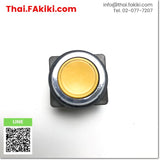 (C)Used, ABN110Y Push Button Switch, สวิตช์ปุ่มกด สเปค φ30 Yellow, IDEC