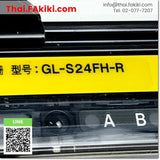 (C)Used, GL-S24FH Safety Light Curtain, เซนเซอร์ม่านแสงนิรภัย สเปค DC24V 24beam axes, KEYENCE