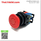 (C)Used, AR30V2R-11R Emergency stop switch, สวิทช์ปุ่มกดฉุกเฉิน สเปค φ30 1a 1b, FUJI