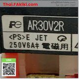 (C)Used, AR30V2R-11R Emergency stop switch, สวิทช์ปุ่มกดฉุกเฉิน สเปค φ30 1a 1b, FUJI