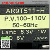 (C)Used, DR22D0L-H3W Indicating Lamp, ไฟแสดงสถานะ สเปค φ22 AC100V, FUJI