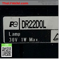 (C)Used, DR22D0L-H3R Indicating Lamp, ไฟแสดงสถานะ สเปค φ22 AC100V, FUJI