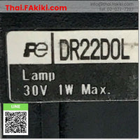 (C)Used, DR22D0L-H3G Indicating Lamp, ไฟแสดงสถานะ สเปค φ22 AC100V, FUJI