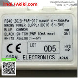 (C)Used, PS40-202G-PAR-017 Mechanical Pressure Switches, สวิตช์ความดัน สเปค DC10.8-30V PNP, TACO