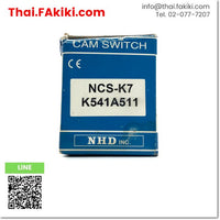 (C)Used, NCS-K7 K541A511 Cam switch output controller, ตัวควบคุมเอาท์พุทสวิตช์แคม สเปค -, NHD