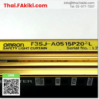 (C)Used, F3SJ-A0515P20 Safety Light Curtain, เซนเซอร์ม่านแสงนิรภัย สเปค DC24V Ø20 Ver2.2, OMRON