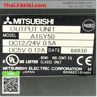 (D)Used*, A1SY50 Transistor Output Module, เอ้าท์พุทโมดูล สเปค 16points, MITSUBISHI