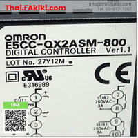 (C)Used, E5CC-CX2ASM-800 Digital Temperature Controllers, เครื่องควบคุมอุณหภูมิ สเปค AC100-240V ver1.1, OMRON