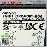 (C)Used, E5CC-CX2ASM-800 Digital Temperature Controllers, เครื่องควบคุมอุณหภูมิ สเปค AC100-240V ver2.1, OMRON