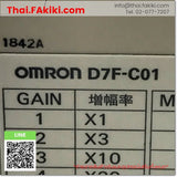 (C)Used, D7F-C01 Vibration Sensor Controller, ตัวควบคุมเซ็นเซอร์สั่นสะเทือน สเปค DC12-24V, OMRON