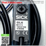(C)Used, GL6-N1112 Photoelectronic Sensor, โฟโต้อิเล็กทริค เซ็นเซอร์ สเปค 1.7m, SICK
