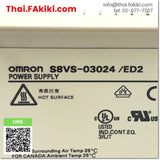 (D)Used*, S8VS-03024 Switching Power Supply, แหล่งจ่ายไฟแบบสวิตชิ่ง สเปค DC24V 1.3A, OMRON