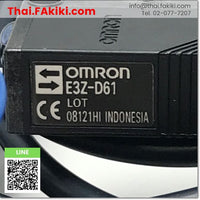 (C)Used, E3Z-D61 Photoelectronic Sensor, โฟโต้อิเล็กทริค เซ็นเซอร์ สเปค 2m, OMRON