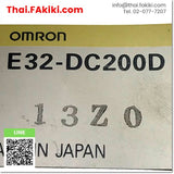 (C)Used, E32-DC200D Fiber Optic Sensor, ไฟเบอร์ออปติกเซนเซอร์ สเปค 2m, OMRON