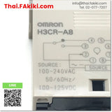 (C)Used, H3CR-A8 Timer, เครื่องจับเวลา สเปค AC100-240V/DC100-125V  0.05s-300h, OMRON