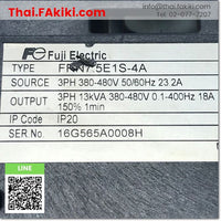 (C)Used, FRN7.5E1S-4A INVERTER, อินเวอร์เตอร์ สเปค 3PH AC400V, FUJI