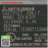 (C)Used, QY42P Transistor Output Module, เอ้าท์พุทโมดูล สเปค 64points, MITSUBISHI