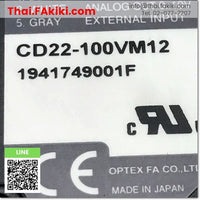 (C)Used, CD22-100VM12 Displacement sensor, ดิสเพลสเมนต์เซนเซอร์ สเปค DC12-24V, FASTUS