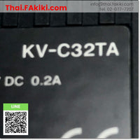 (C)Used, KV-C32TA Transistor Output Module, เอ้าท์พุทโมดูล สเปค 32points DC30V 0.2A , KEYENCE