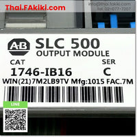 (C)Used, 1746-IB16-SLC500 Input Module, อินพุทโมดูล สเปค DC10-30V, ALLENBRADLEY