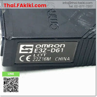 (C)Used, E3Z-D61 Photoelectronic Sensor, โฟโต้อิเล็กทริค เซ็นเซอร์ สเปค 1.8m, OMRON