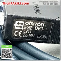 (D)Used*, E3Z-D61 Photoelectronic Sensor, โฟโต้อิเล็กทริค เซ็นเซอร์ สเปค 1.8m, OMRON