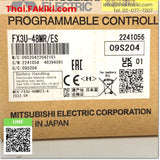 (A)Unused, FX3U-48MR/ES PLC Main Module, พีแอลซียูนิตหลัก สเปค AC100-240V, MITSUBISHI