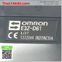 (C)Used, E3Z-D61 Photoelectronic Sensor, โฟโต้อิเล็กทริค เซ็นเซอร์ สเปค 2 m, OMRON