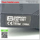 (D)Used*, E3Z-D61 Photoelectronic Sensor, photoelectric sensor spec 1.5 m, OMRON 