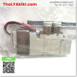 (A)Unused, SY3120-5LZ-C6 5-port solenoid valve, โซลินอยด์วาล์ว 5 พอร์ต สเปค DC24V φ6, SMC