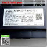 (A)Unused, 3G3MX2-A4007-V1 Inverter, Inverter specs 3PH AC400V 0.75kW, OMRON 