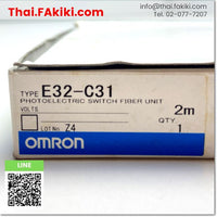 (A)Unused, E32-C31 Fiber Optic Sensor, Fiber Optic Sensor spec M3 2m, OMRON 