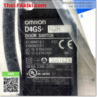 (A)Unused, D4GS-N2R Safety Door Switches, สวิตช์ประตูนิรภัย สเปค 1m, OMRON