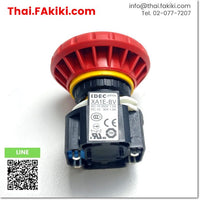 (A)Unused, XA1E-BV412R Emergency Stop Switch, Emergency Push Button Switch, Specification ø16 1a2b (Red), IDEC 