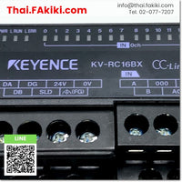 (C)Used, KV-RC16BX CC-Link/remote module, โมดูลระยะไกล สเปค 16points, KEYENCE