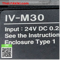 (C)Used, IV-M30 Intelligent monitor, จอภาพอัจฉริยะ สเปค DC24V 3.5" FT color LCD 320 x 240 dot, KEYENCE