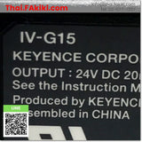 (C)Used, IV-G15 Sensor amplifier slave unit, เซนเซอร์แอมพลิฟายเออร์, ยูนิตขยาย สเปค -, KEYENCE