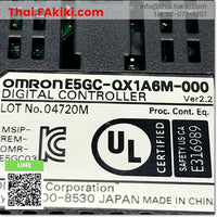 (D)Used*, E5GC-QX1A6M-000 Digital Temperature Controllers, เครื่องควบคุมอุณหภูมิ สเปค AC100-240V Ver2.2, OMRON