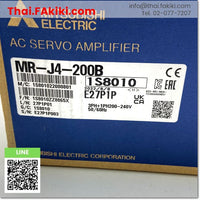 (A)Unused, MR-J4-200B Servo Amplifier, servo drive control unit spec AC200V 2.0kW, MITSUBISHI 