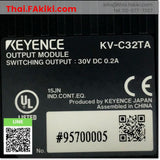 (C)Used, KV-C32TA Transistor Output Module, เอ้าท์พุทโมดูล สเปค 32points, KEYENCE
