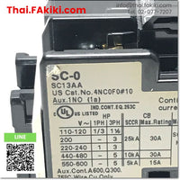 (C)Used, SC-0 Magnetic Contactor, แมกเนติก คอนแทคเตอร์ สเปค AC220V 1a, FUJI
