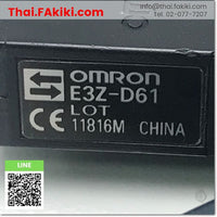 (C)Used, E3Z-D61 Photoelectronic Sensor, โฟโต้อิเล็กทริค เซ็นเซอร์ สเปค 1.8m, OMRON