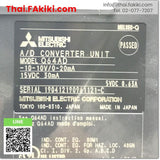 (A)Unused, Q64AD Analog-Digital Converter Module type, Analog-Digital Converter Module type, 4ch specs, MITSUBISHI 